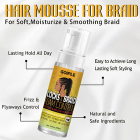 Goiple braid gel close-up texture demonstrating strong hold