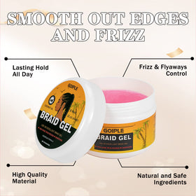 Goiple braid mousse pump action delivering lightweight frizz control