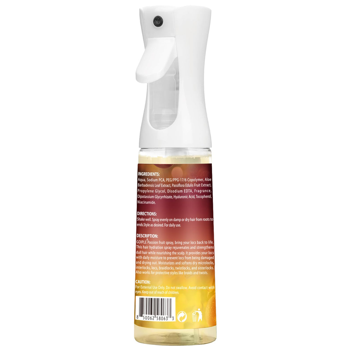 Goiple used on braids and microlocs to ease scalp itch and maintain styles