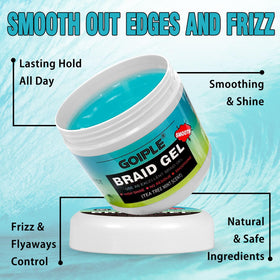 Close-up of Goiple gel texture highlighting smooth non-flaking formula