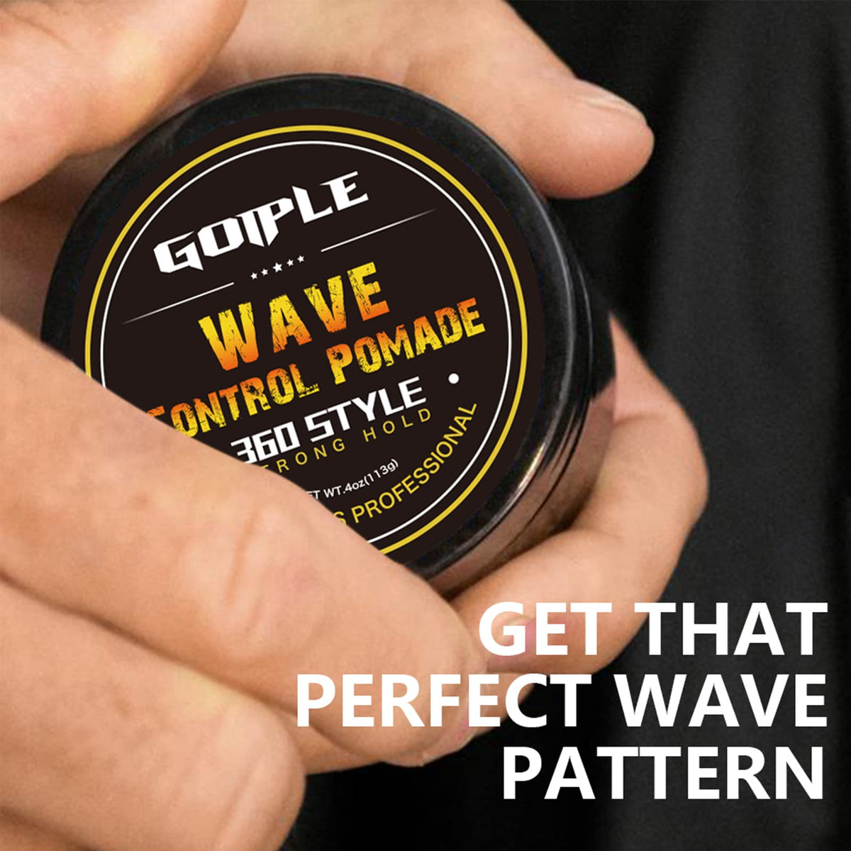 Goiple label close-up emphasizing ingredients and non-greasy formulation benefit