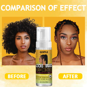 Goiple edge brush bristles detail for precise smoothing and natural-looking baby hairs