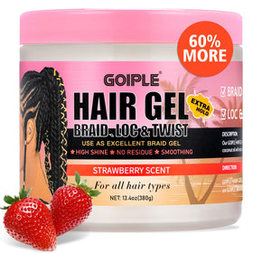 Goiple front jar showing product and packaging for strong-hold styling