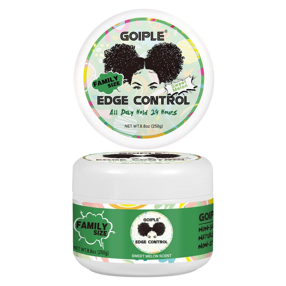 Goiple jar front view showing label and sweet melon scent for clear branding and benefit