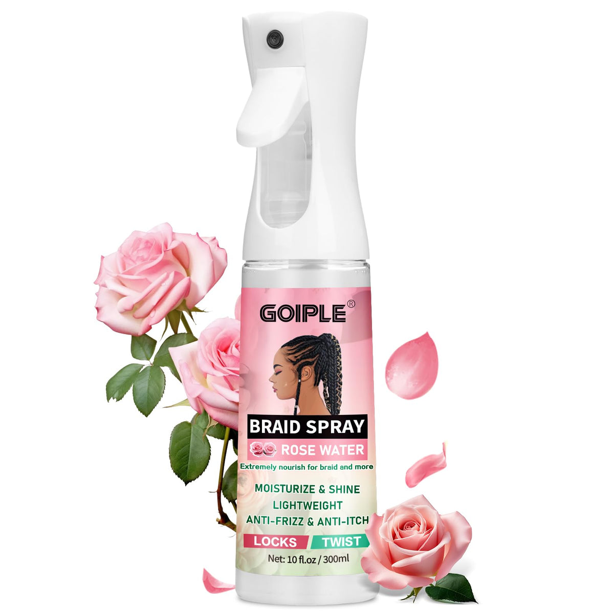 Goiple front label showing product name and 10 fl oz size for easy identification