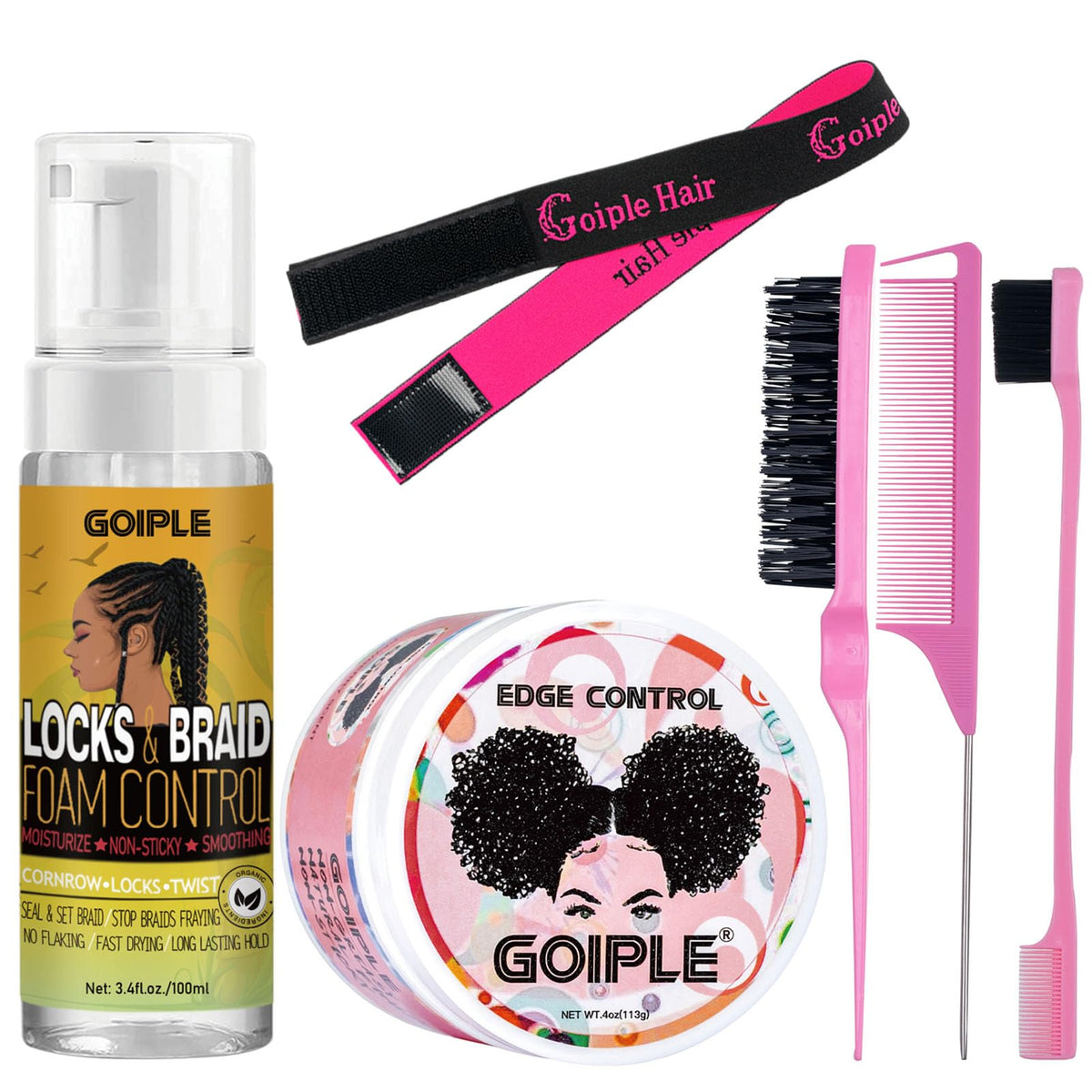 Goiple front packaging showing kit contents and branding for quick purchase decision