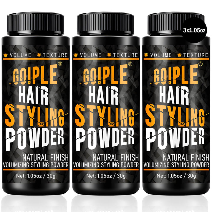 Goiple front packaging showing three compact matte jars and clear branding for portability