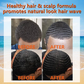 Goiple applied while brushing waves showing control and clearer wave definition
