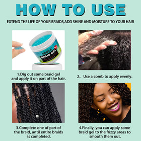 Ingredient label on Goiple jar listing coconut oil, jojoba, keratin benefits