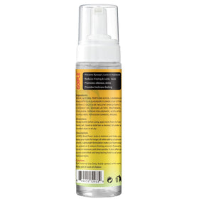 Lavender and willow bark with Goiple bottle representing natural extracts in the mousse