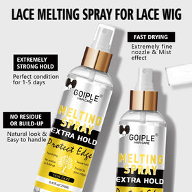 Goiple close view of lace blending to scalp for natural-looking hairline