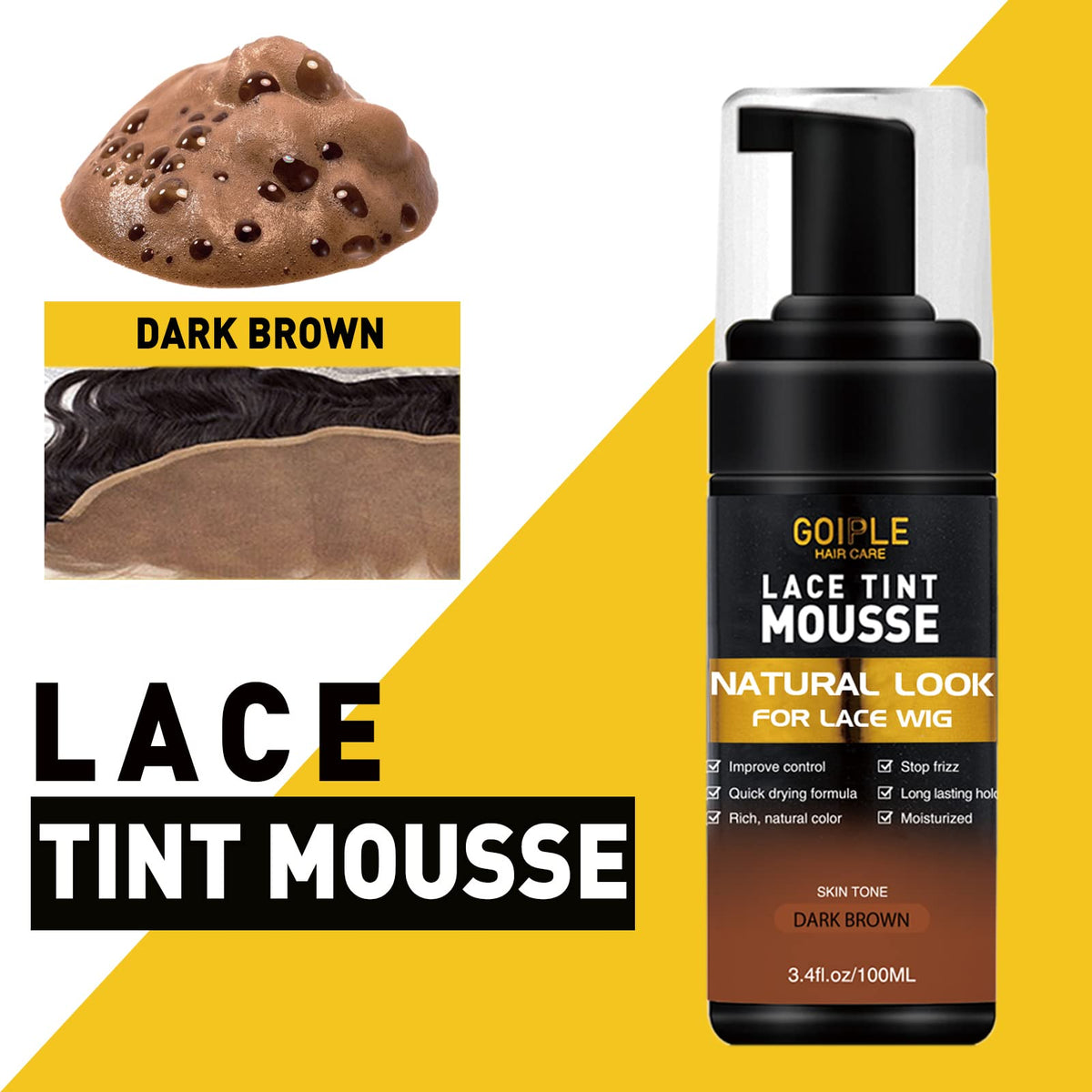 Goiple lace melting spray bottle for targeted blending and touch-ups