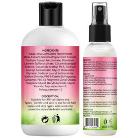 Goiple lifestyle scene refreshing braids outdoors for daily manageability