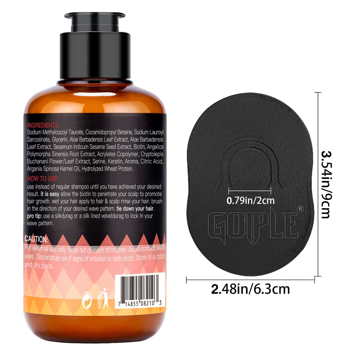 goiple lifestyle grooming setup with combs and bottles for daily wave maintenance