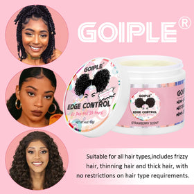 Goiple styled hair in lifestyle shot showing long-lasting hold