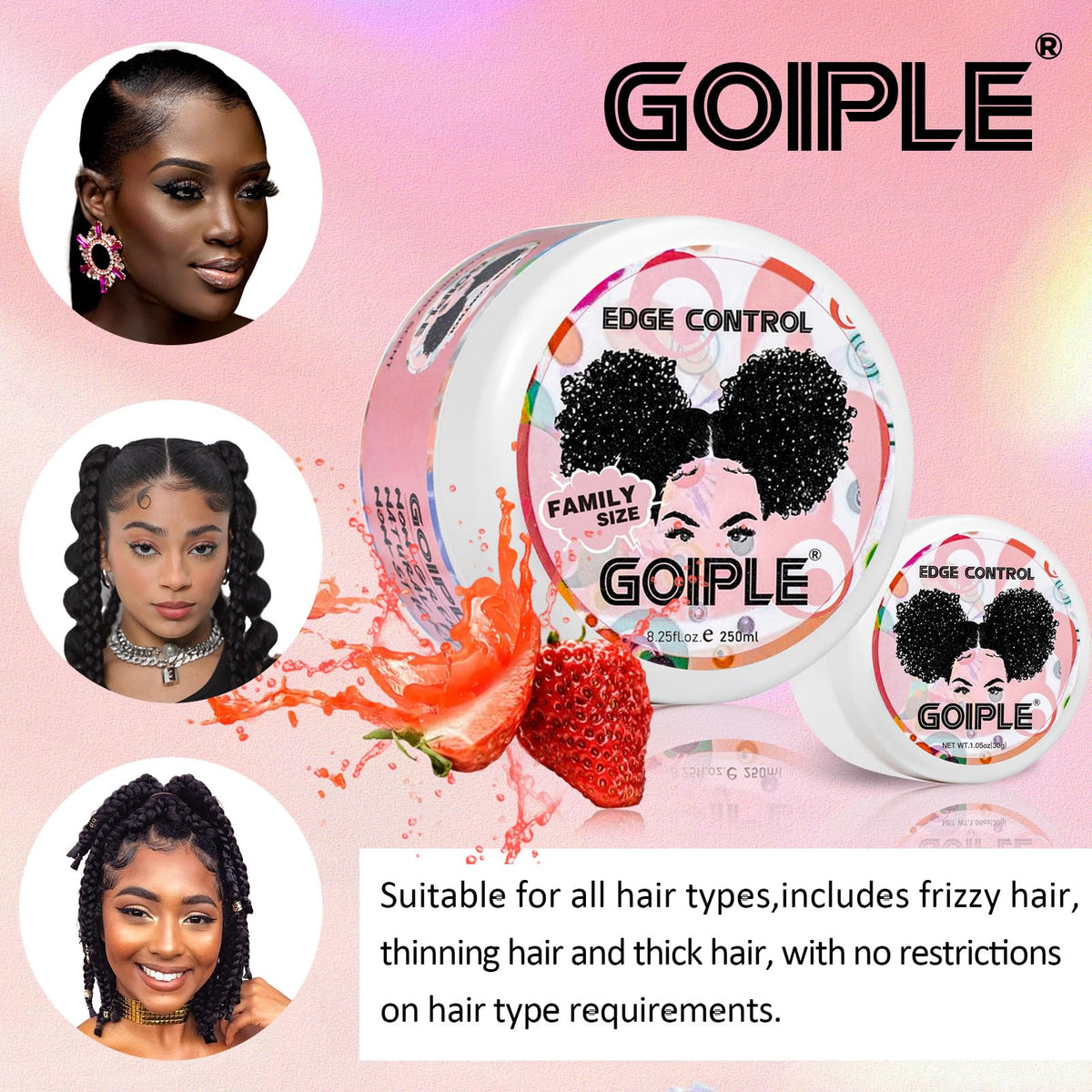 Woman styled with Goiple edges showcasing sleek, polished look