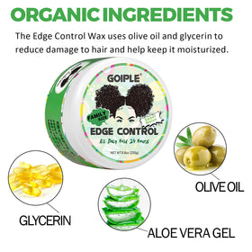 Goiple open jar close-up texture showing smooth non-greasy wax for easy application