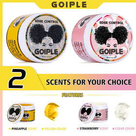 Goiple open jar showing smooth non-greasy wax texture that provides strong hold