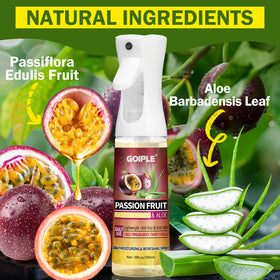 Goiple passion fruit spray nozzle close-up illustrating cooling scalp relief