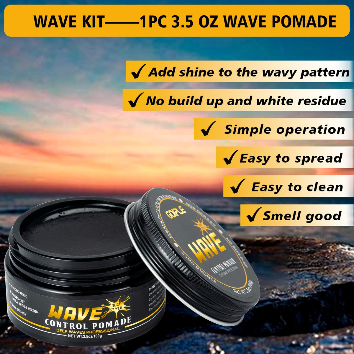 Goiple pocket combs and brushes laid out to speed styling and improve directional brushing