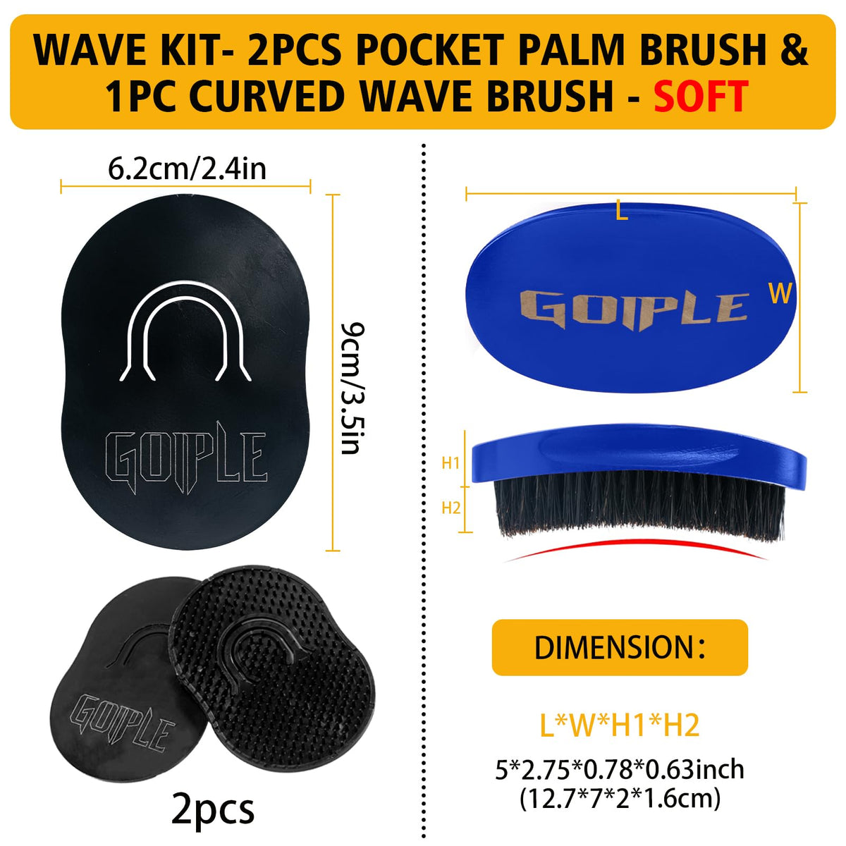 Goiple pomade on fingers ready for application, ensures controlled distribution