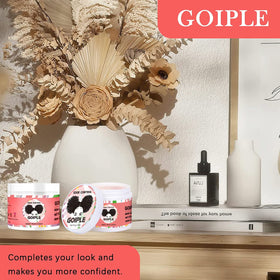 Goiple product held in hand to show scale and portable styling kit advantage