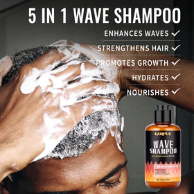 Goiple shampoo lather in palm demonstrating cleansing action and gentle foam
