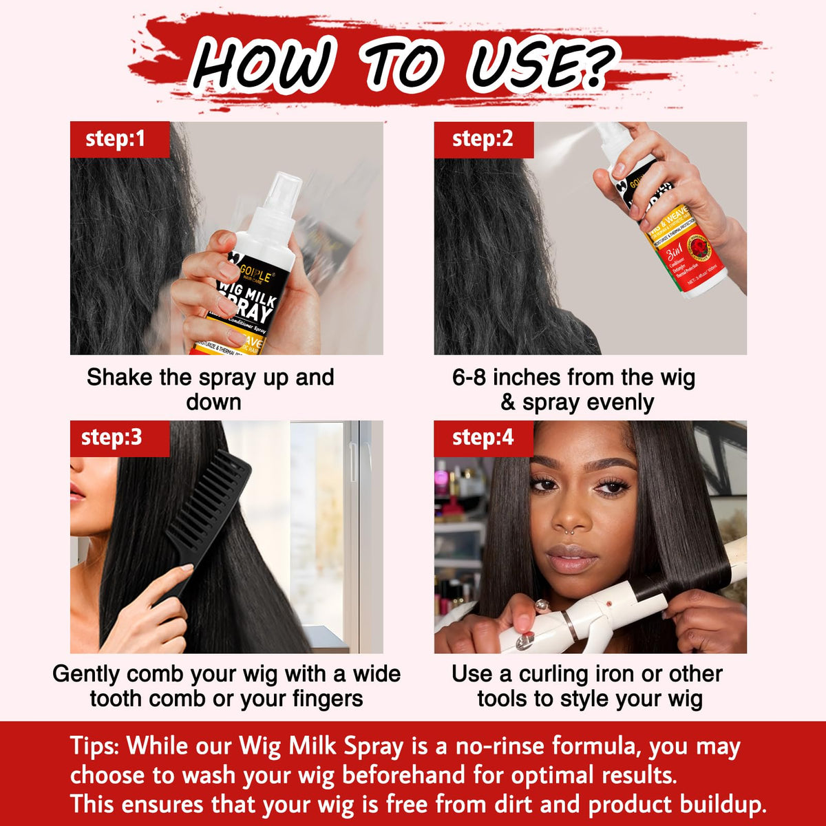 Goiple bottle beside a hand for clear size and portability benefit