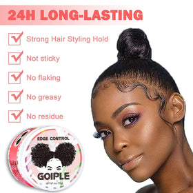 Goiple 1.05oz compact jar edge control for travel and touch-ups with firm hold
