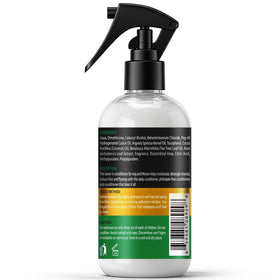 Goiple mist applied to human hair wig showing soft natural shine