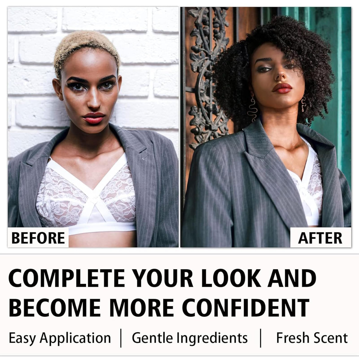 Goiple dry finish showing clear, residue-free texture for natural look