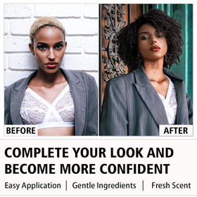 Goiple dry finish showing clear, residue-free texture for natural look