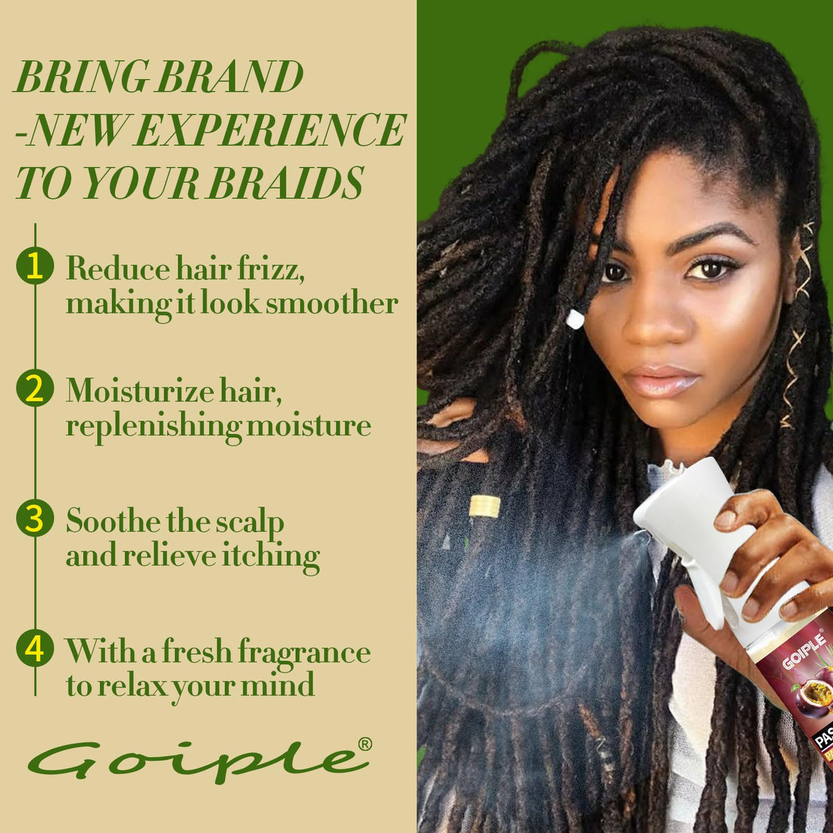 Goiple product texture with passion fruit ingredient visual for nourishment