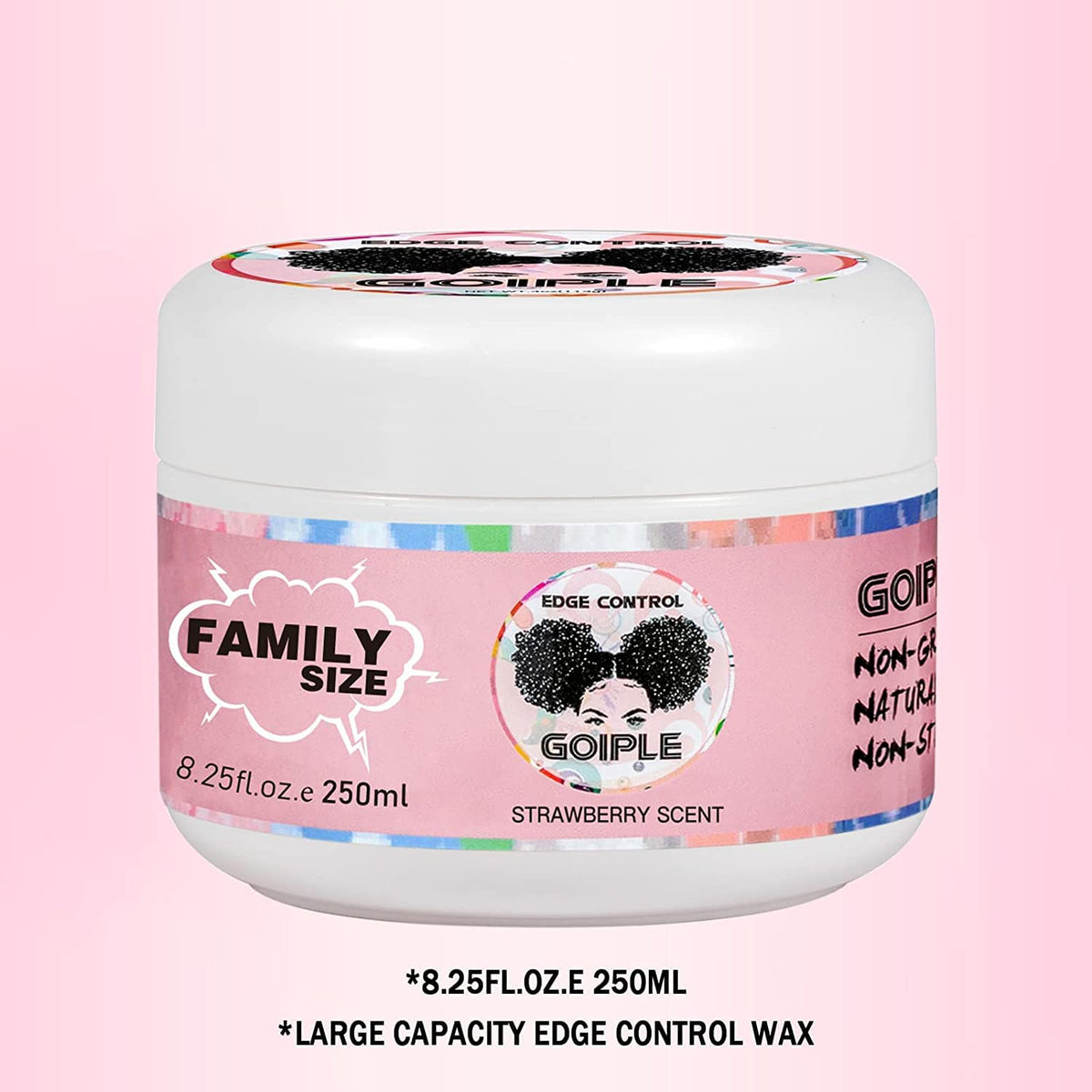 Goiple jar on bathroom counter showing portability and everyday use
