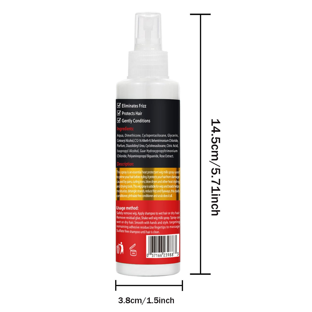 Goiple two bottles with travel pouch for on-the-go maintenance benefit