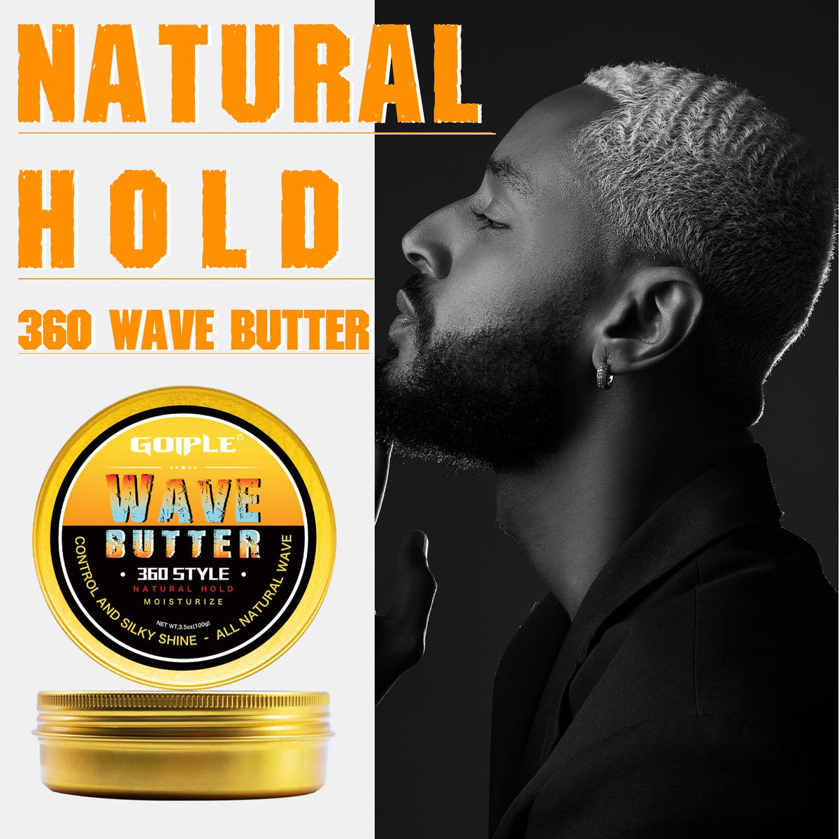 Palm with Goiple Wave Butter being warmed for smoother application