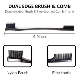 Goiple elastic band securing wig demonstrating melt-band effect for seamless edges
