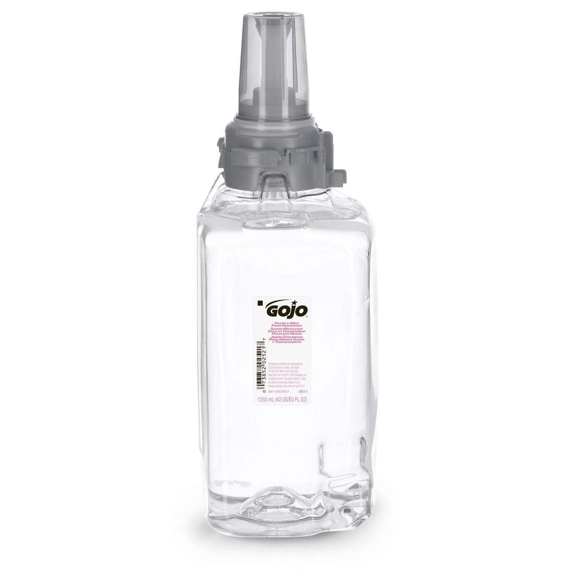 GOJO close-up of dispensing valve demonstrating sanitary sealed design
