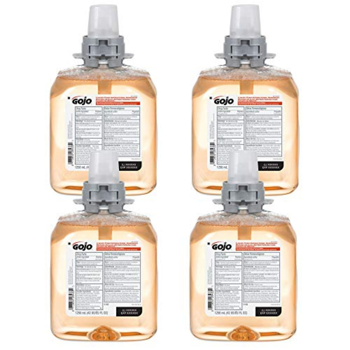 GOJO FMX front packaging showing label and fresh fruit scent, highlighting refill reliability