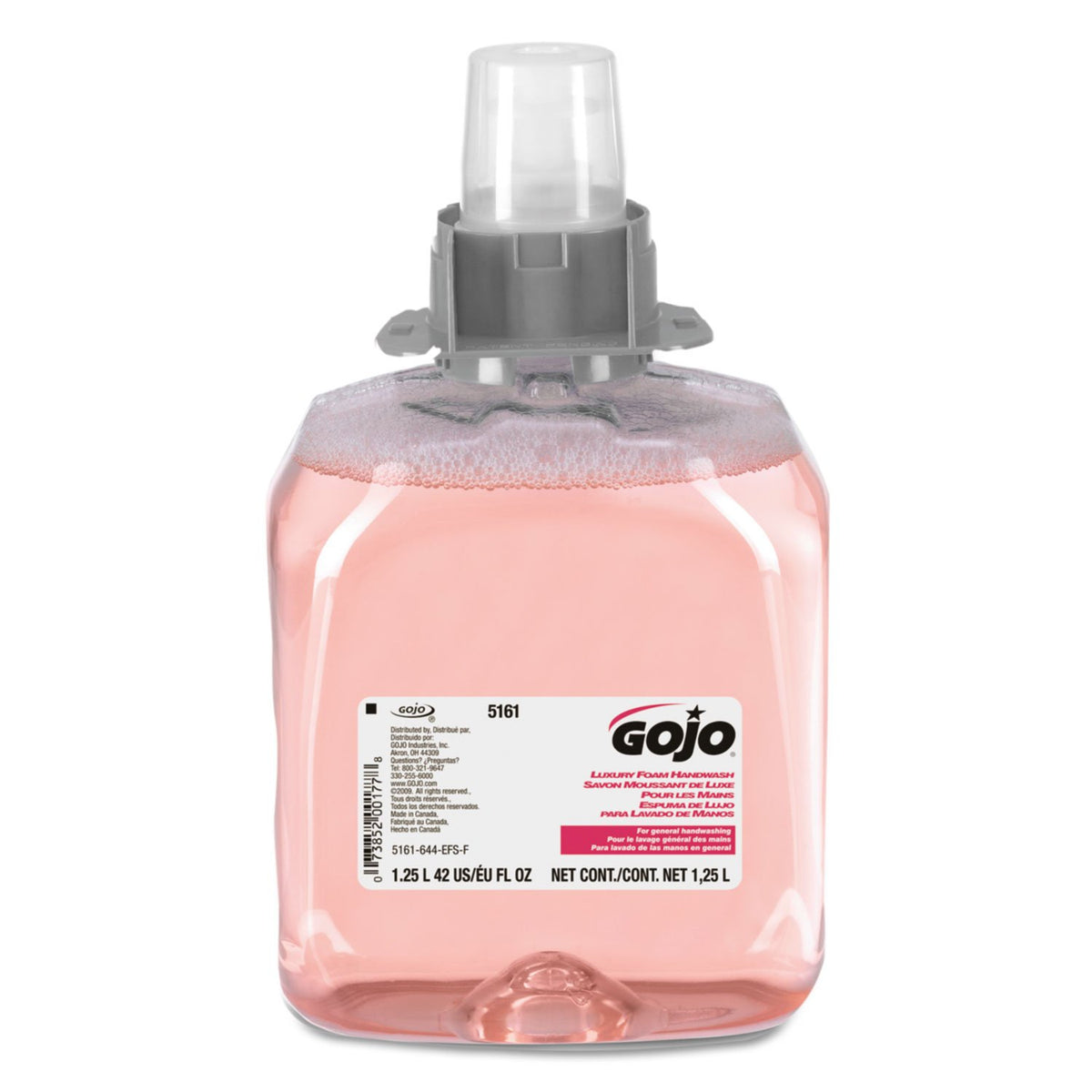GOJO front packaging showing label and cranberry scent benefit