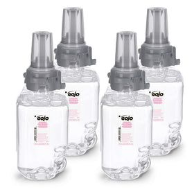 GOJO front packaging showing 700 mL refill and eco labels with clear identification benefit