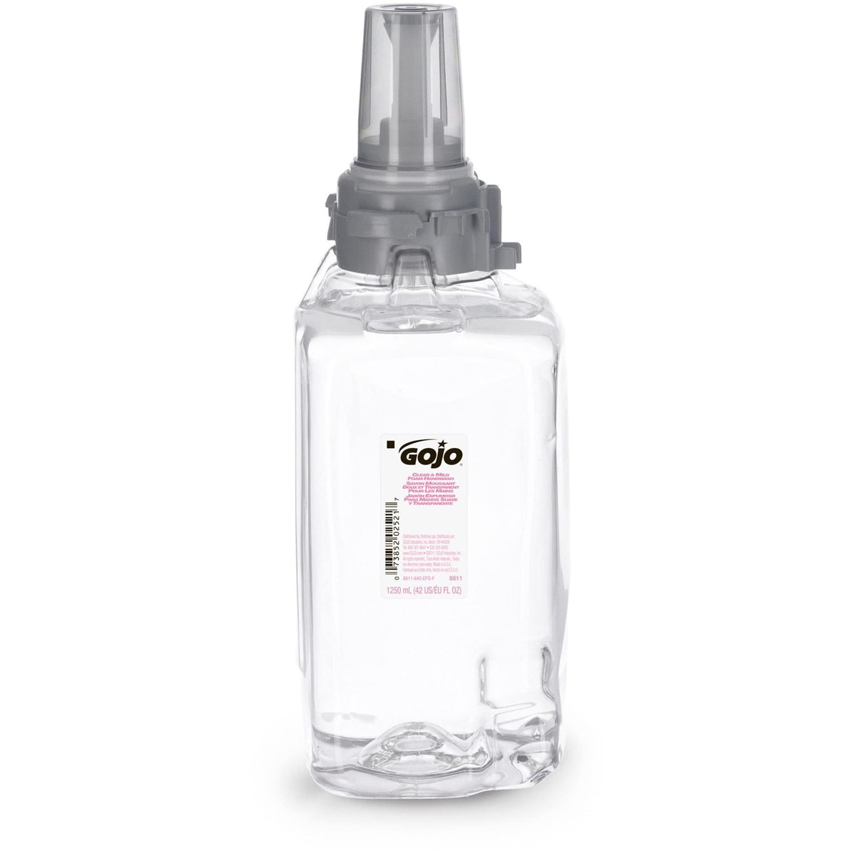 GOJO label and certifications closeup highlighting EcoLogo and Biobased