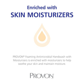 GOJO Provon cap and label detail highlighting ingredient and refill compatibility