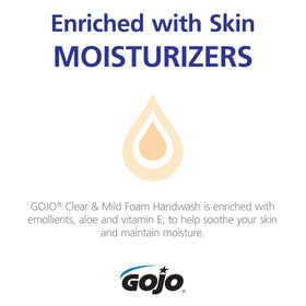 GOJO refill installed in ADX-12 dispenser for neat wall-mounted use