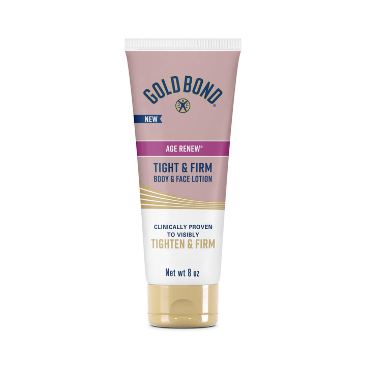 Gold Bond front packaging showing 8 oz bottle and branding benefit