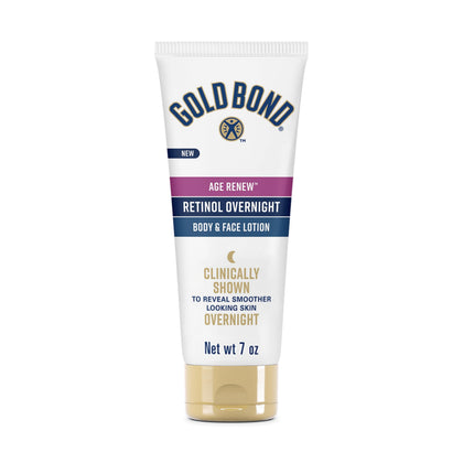 Gold Bond front pump bottle showing product branding and convenience