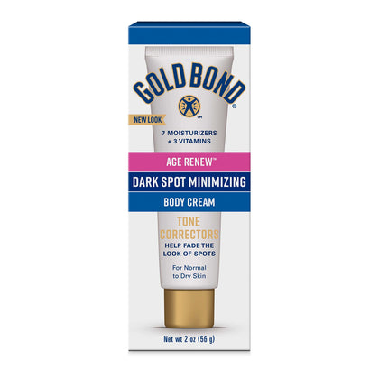 Gold Bond front tube showing product packaging and benefit of targeted spot care