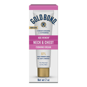 Gold Bond front packaging showing 2 oz tube and clear product benefit