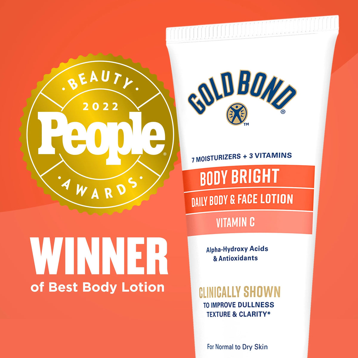Gold Bond on bathroom shelf in lifestyle scene showing daily routine fit