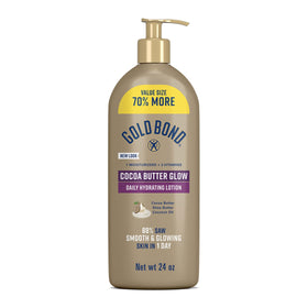 Gold Bond front pump bottle showing product for everyday hydration